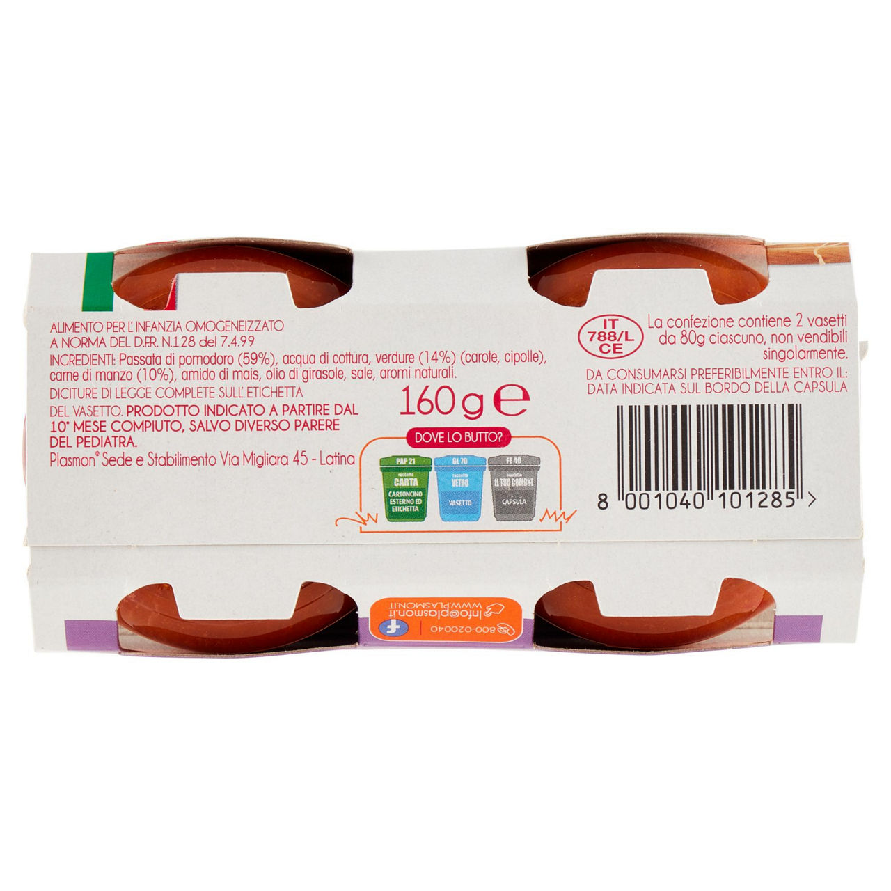 Sughetti per bimbi Ragù di manzo 2 pz x 80 gr - Immagine 31