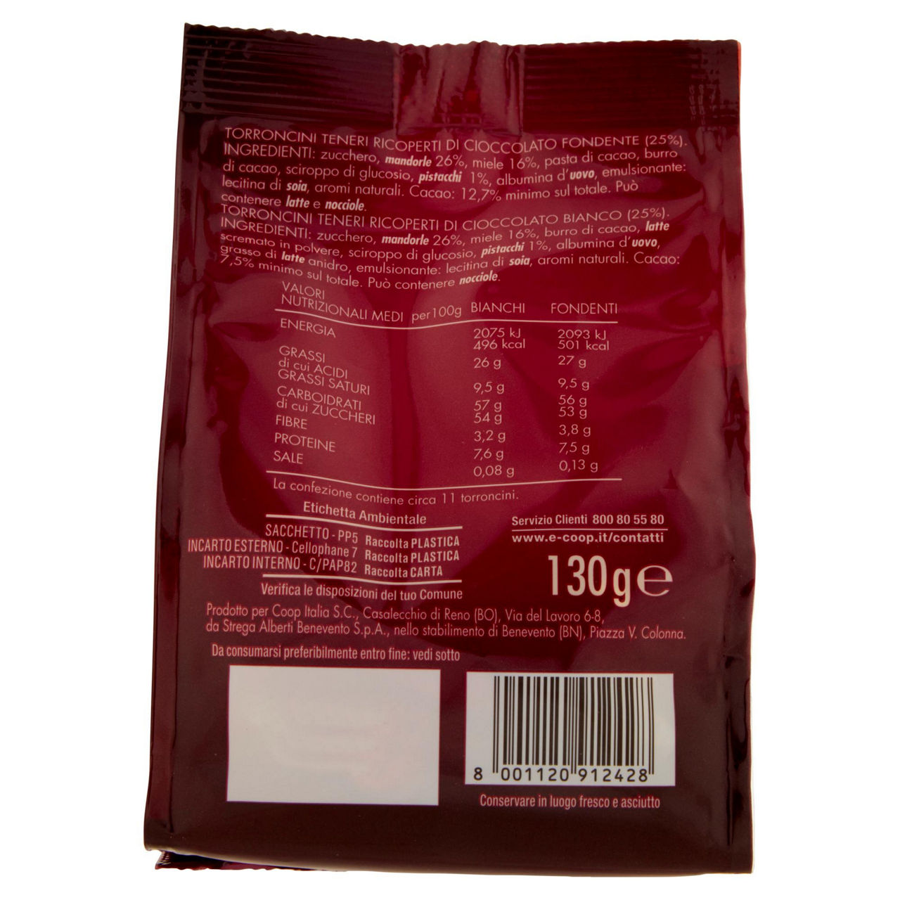 Torroncini teneri assortiti ricoperti 130 gr - Immagine 41