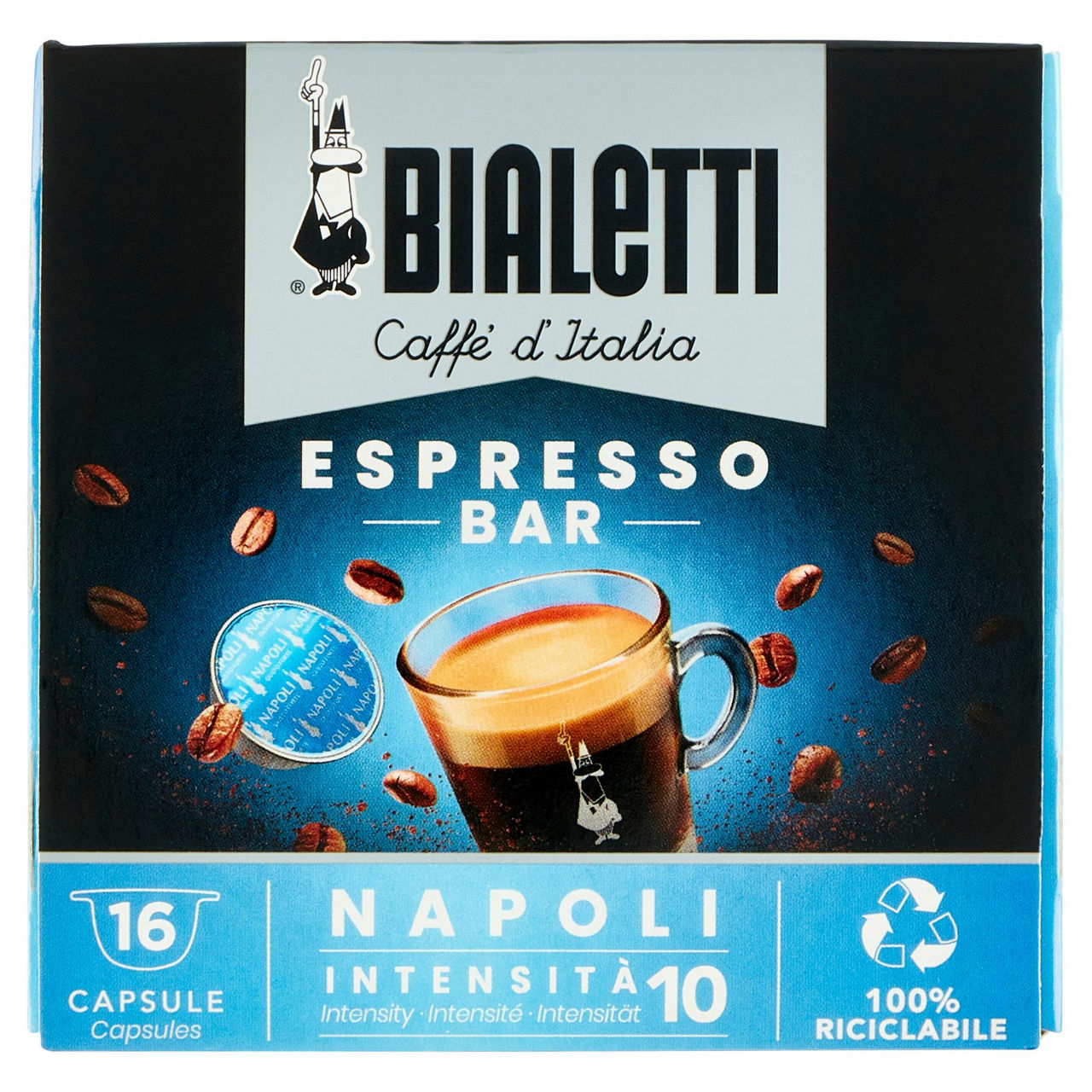 Caffè in capsule Napoli gusto intenso 16 pz - Immagine 01