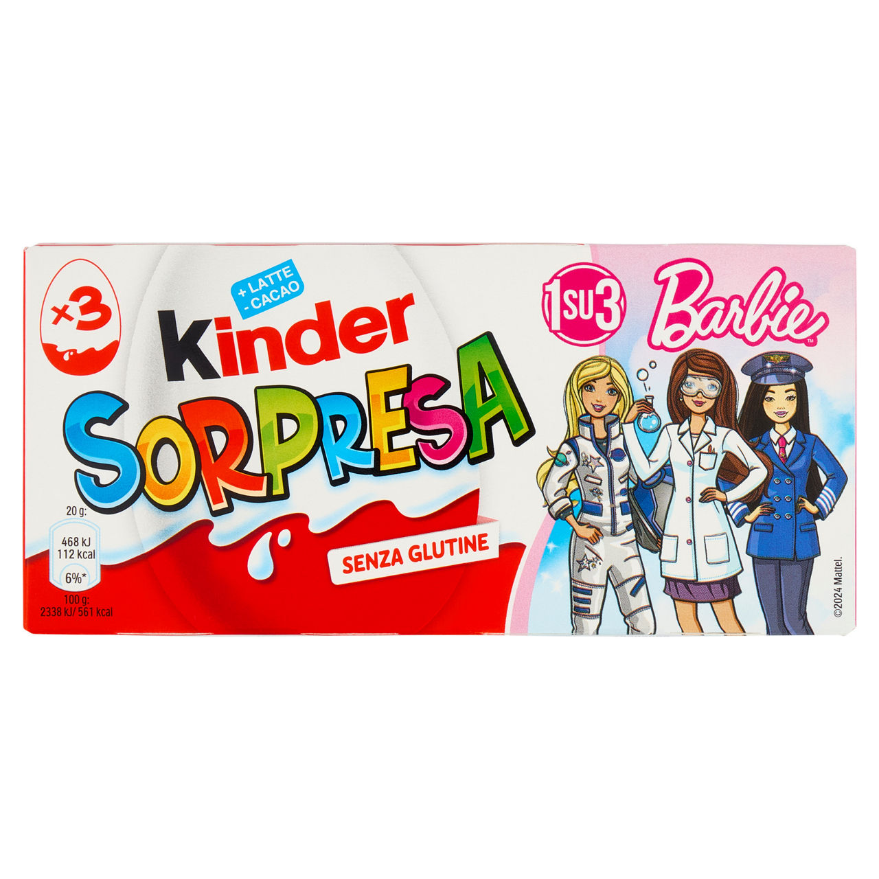 Ovetto kinder sorpresa disney princess 3 pz x 20 gr - Immagine 01