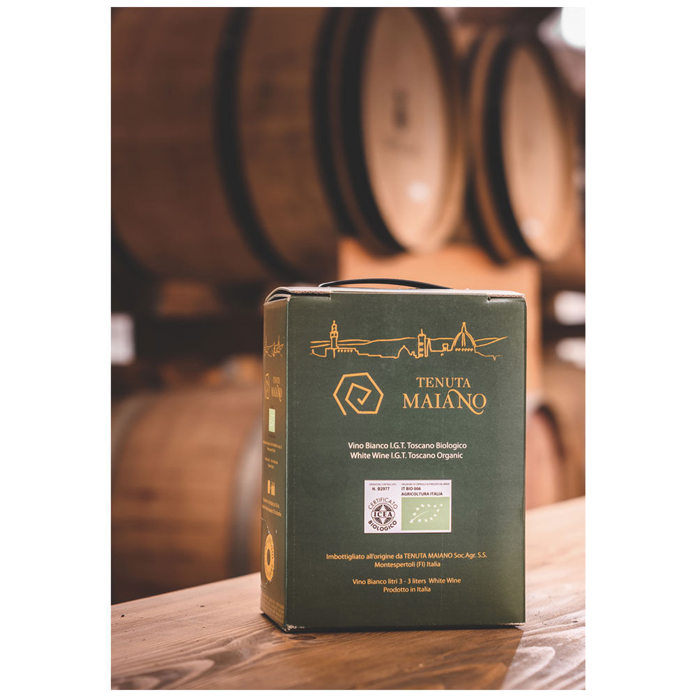 Vino Bianco Toscano IGT bag box 3 lt