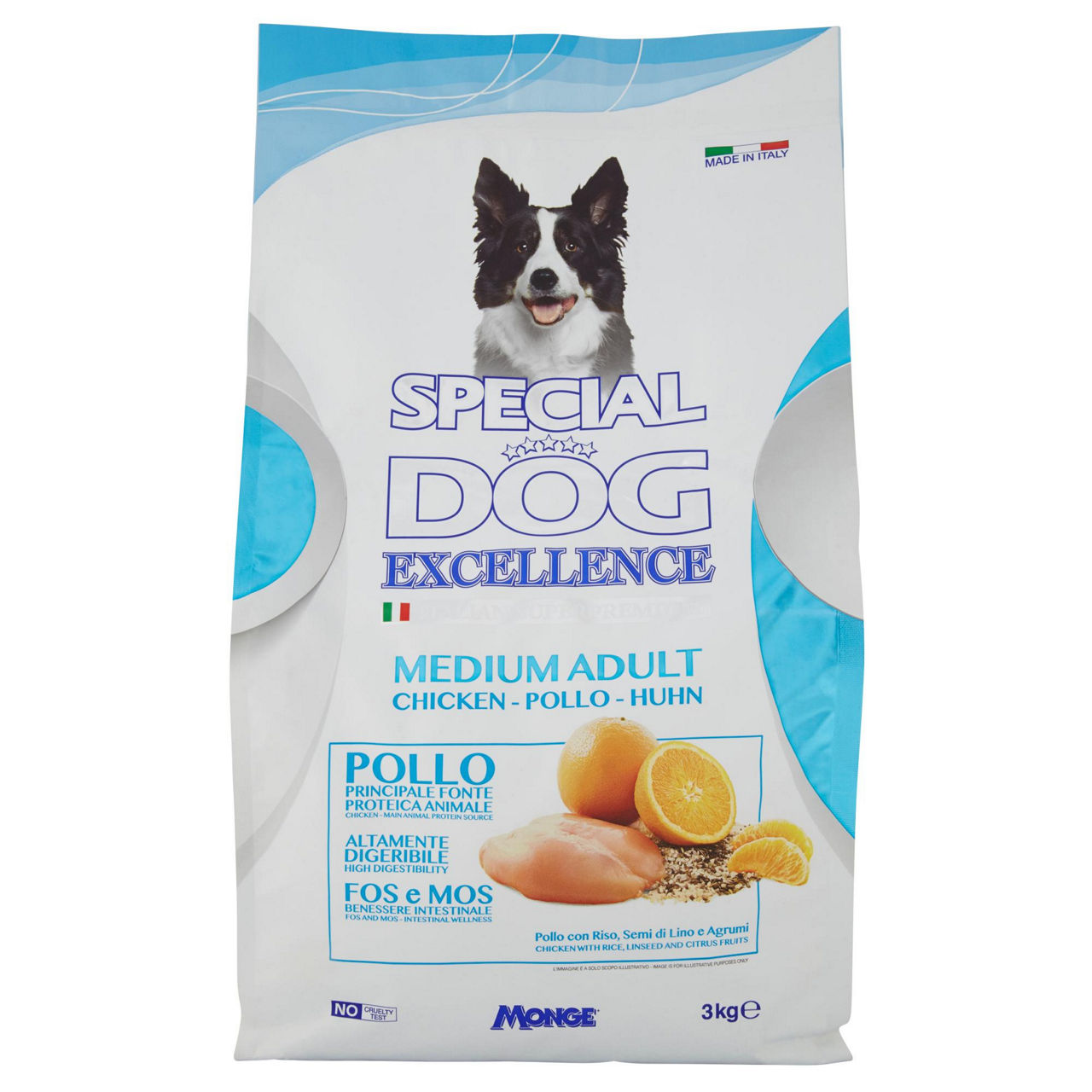 Crocchette per cani Medium Adult pollo 3 kg - Immagine 01