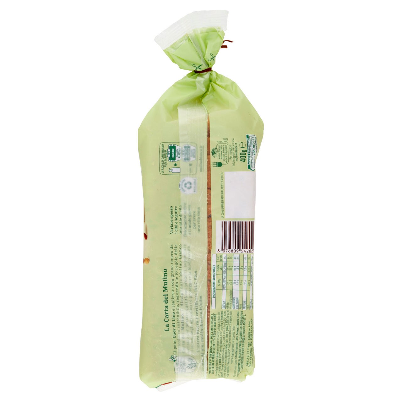 Pan bauletto cuor di lino liberi per natura 400 gr - Immagine 41