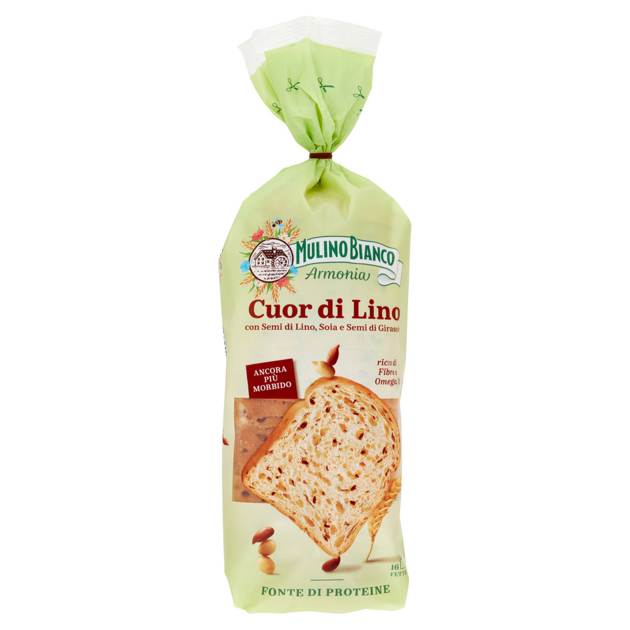 Pan bauletto cuor di lino liberi per natura 400 gr - Immagine 01