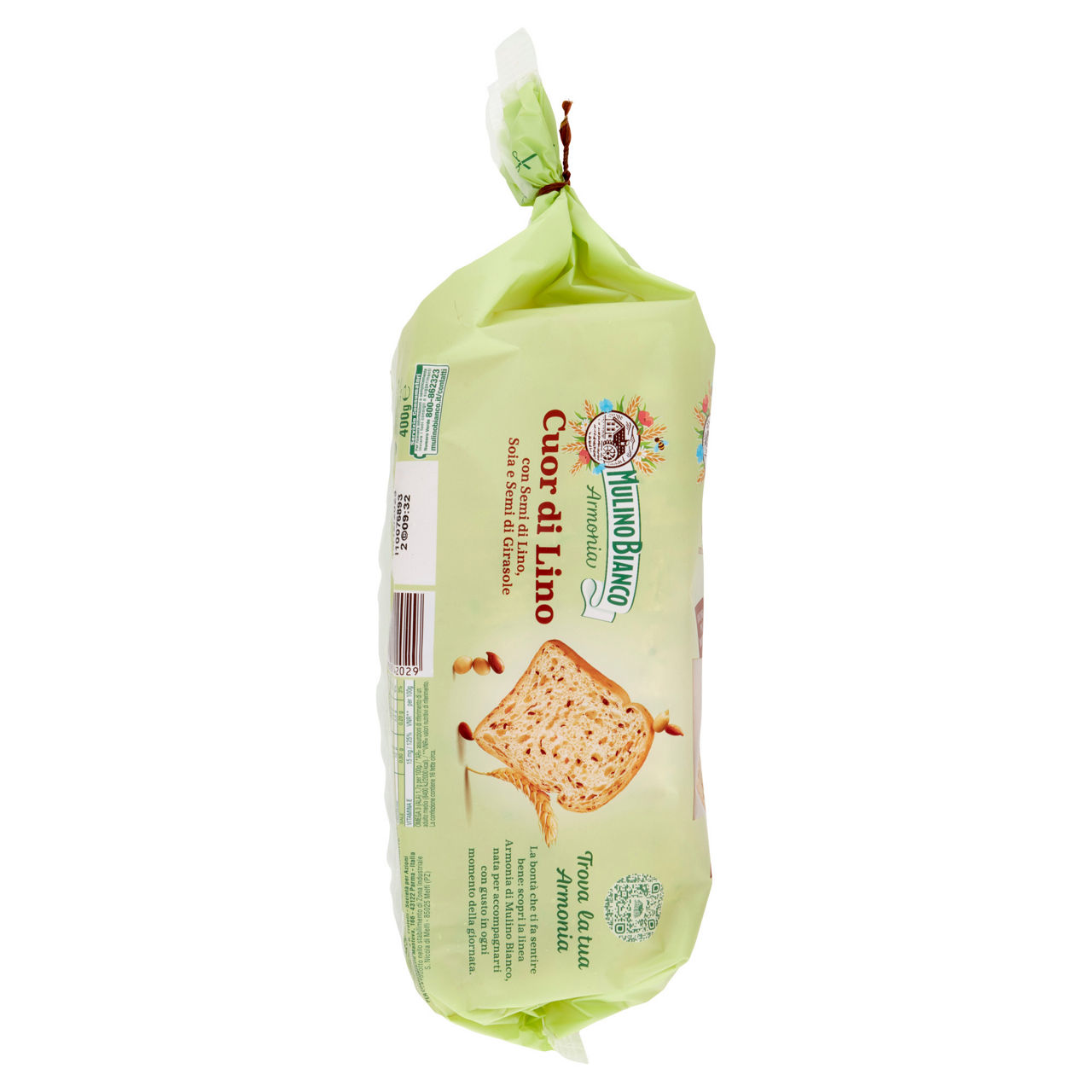 Pan bauletto cuor di lino liberi per natura 400 gr - Immagine 51
