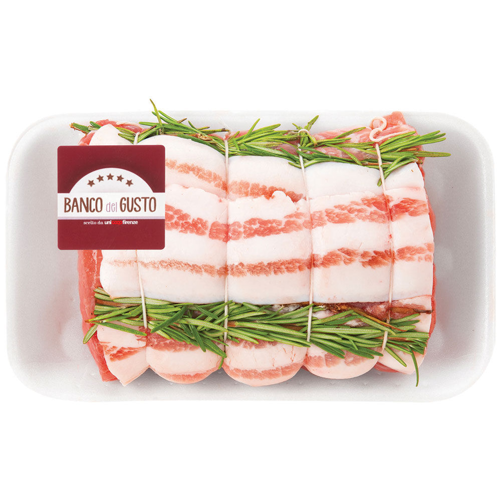 Arista con pancetta e rosmarino