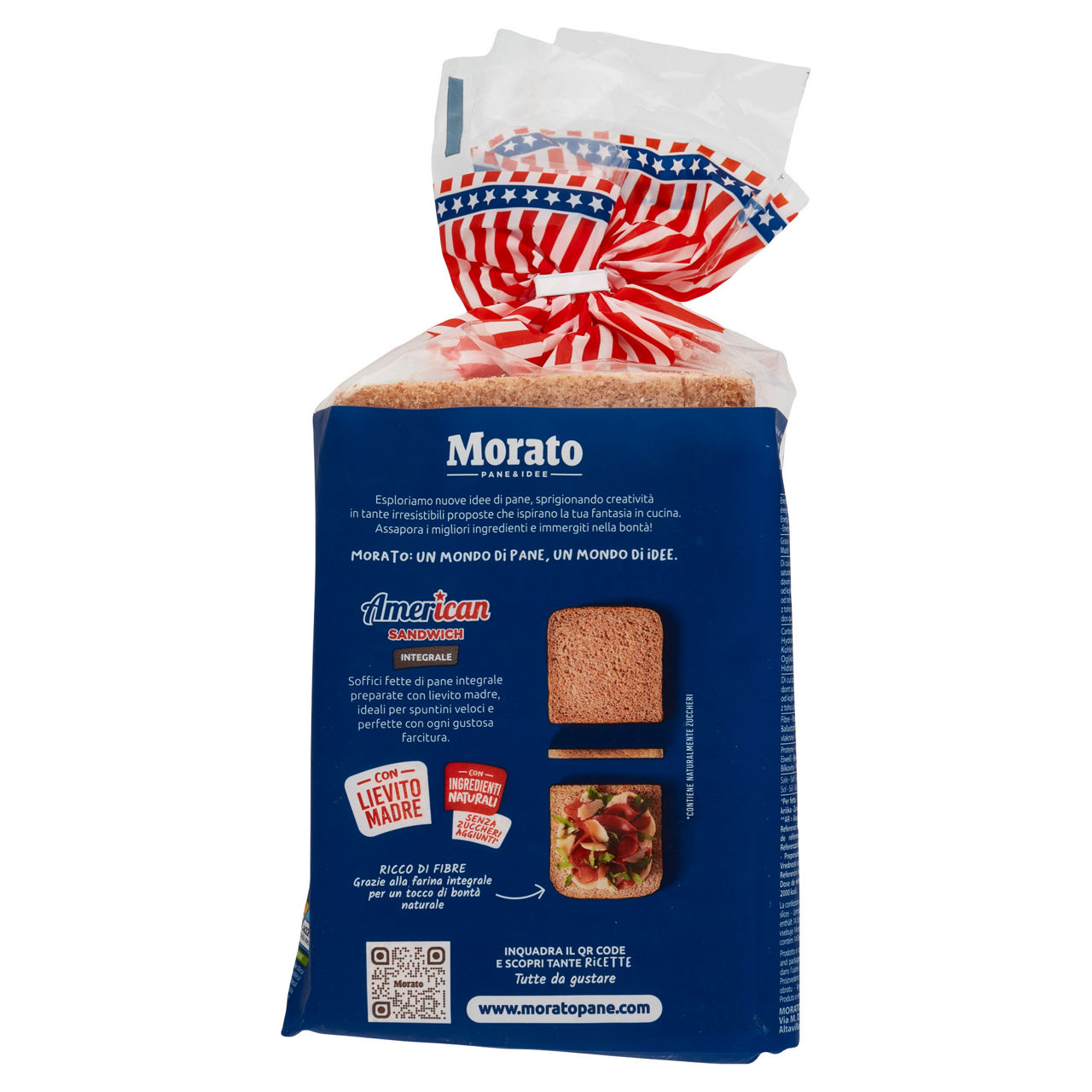 Pane integrale american sandwich morato sacchetto gr.600 - Immagine 31