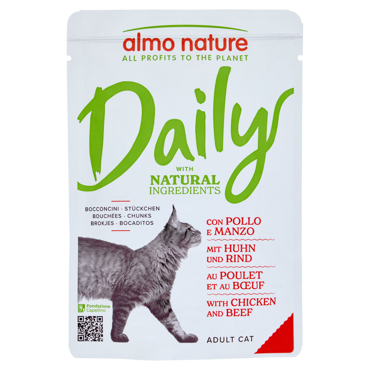 Umido per gatti con pollo e manzo 70 gr - Immagine 01