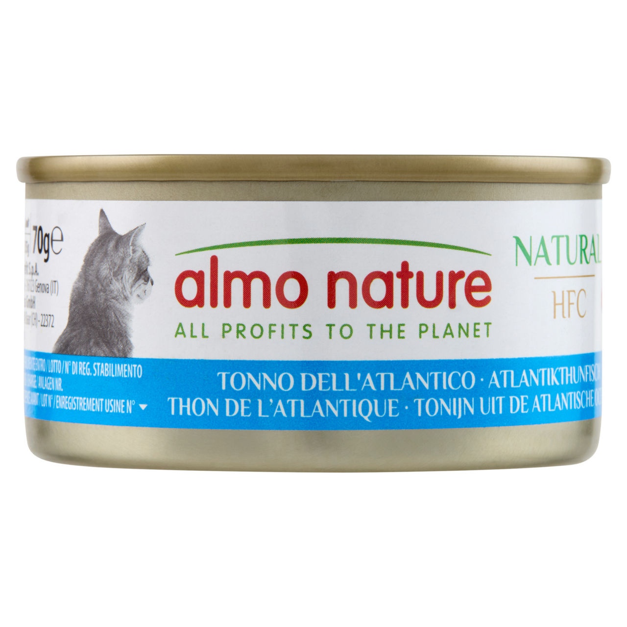 Umido gatto tonno dell atlantico 70 gr