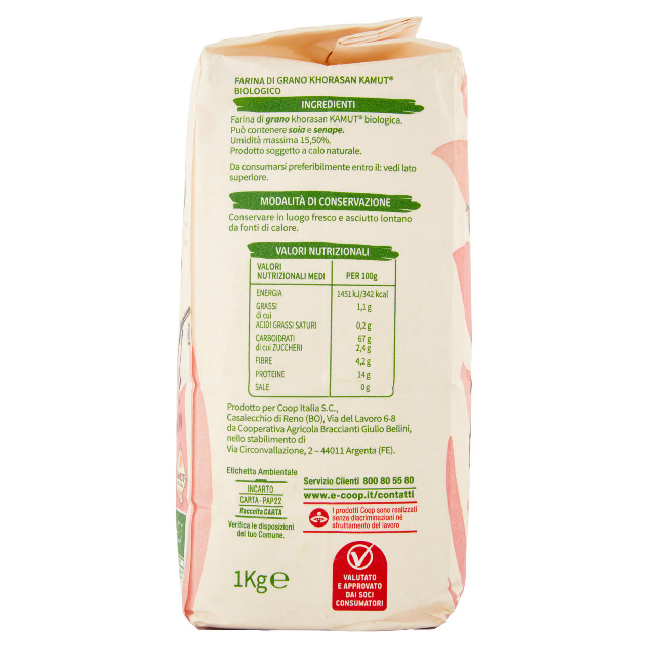 Farina kamut biologica vivi verde 1 kg - Immagine 11