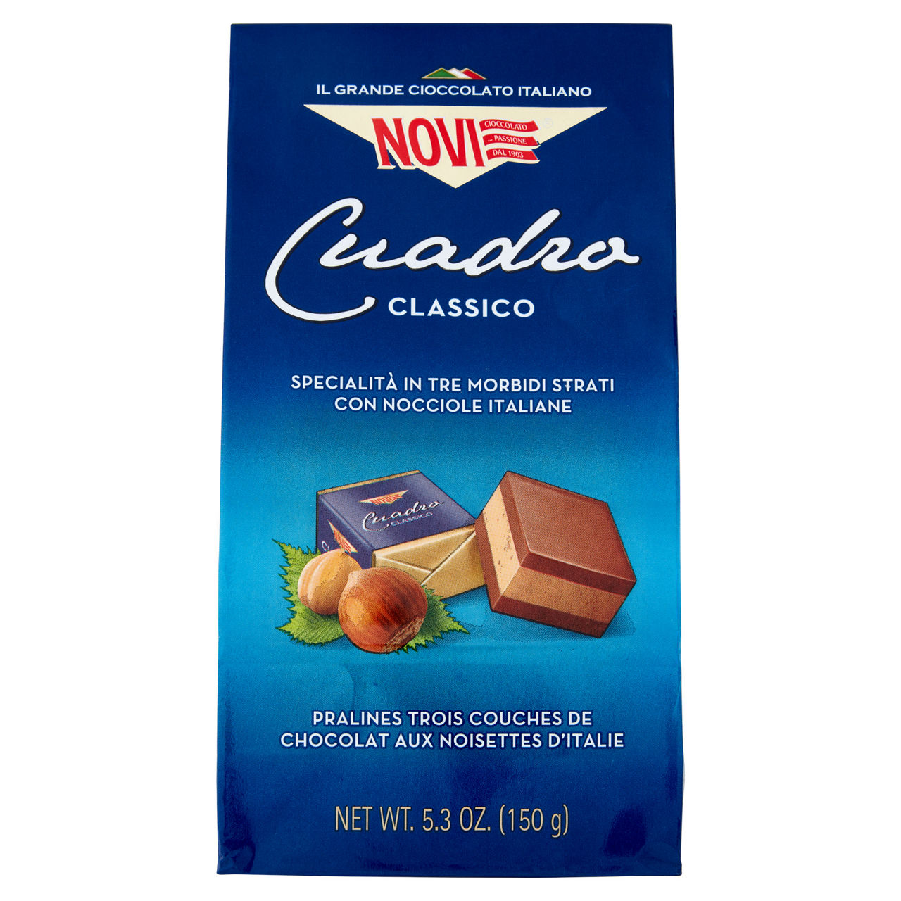 Praline cremini di cioccolato alle nocciole cuadro 150 gr - Immagine 01