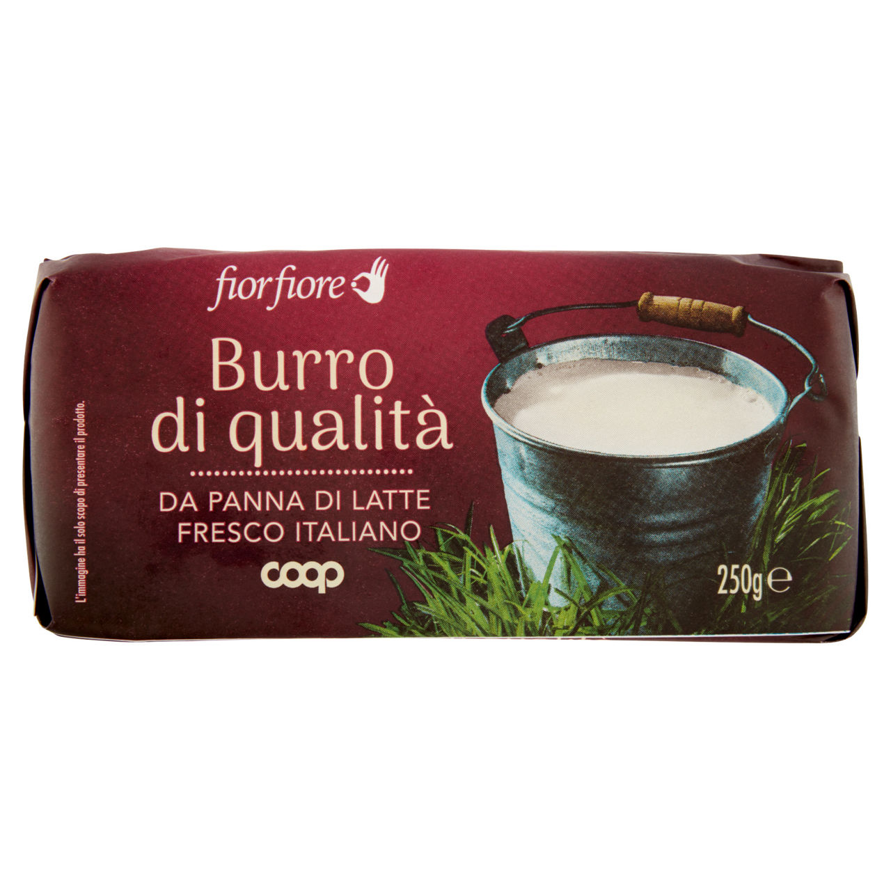 Burro di qualità da panna di latte fresco italiano 250 gr - Immagine 01
