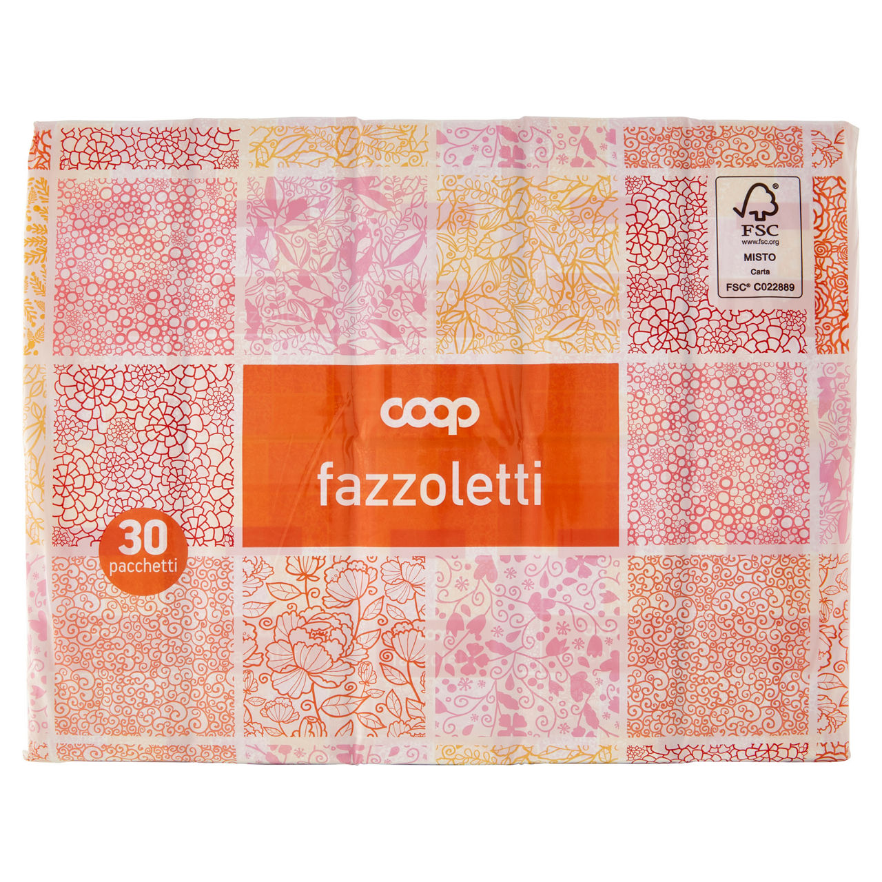 Fazzoletti di carta coop fsc 4 veli  9x30pc cello pz 1 - Immagine 01
