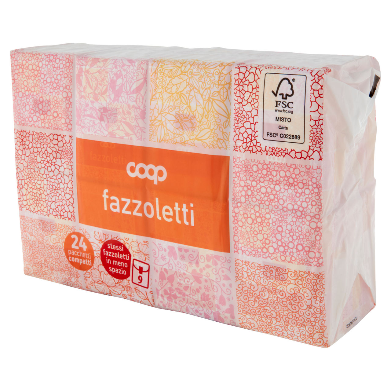 Fazzoletti di carta coop compatti fsc 4 veli pz.9x24 - Immagine 31