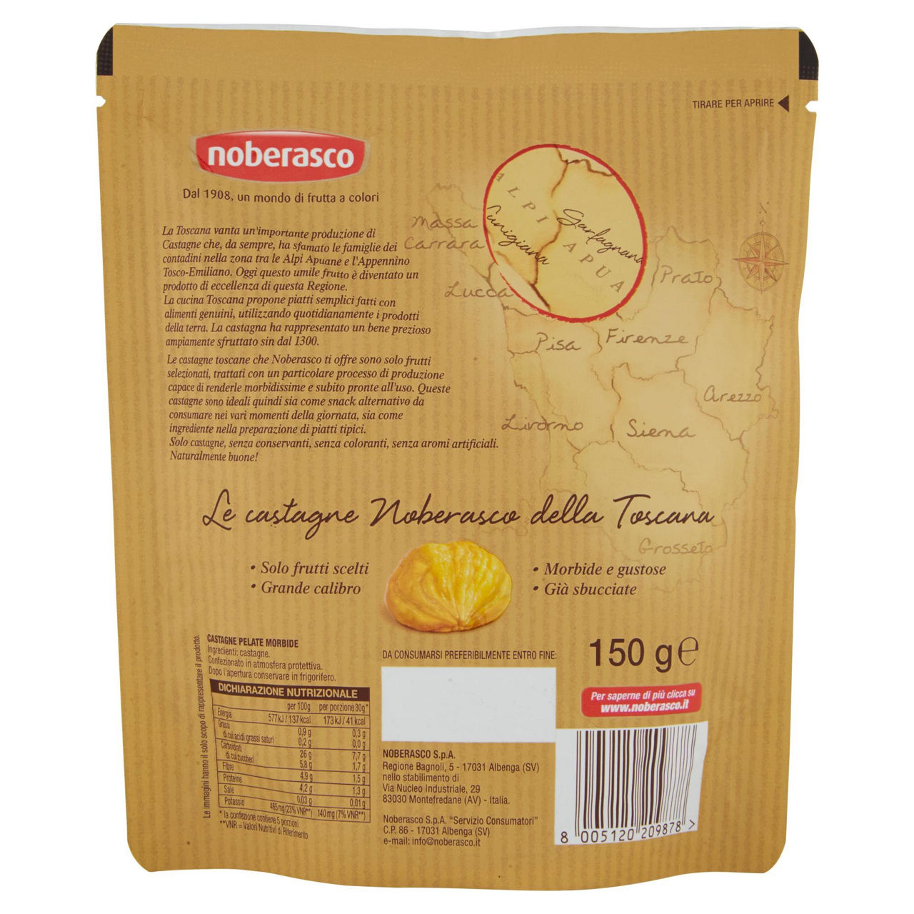 Castagne morbide della Toscana 150 gr - Immagine 21