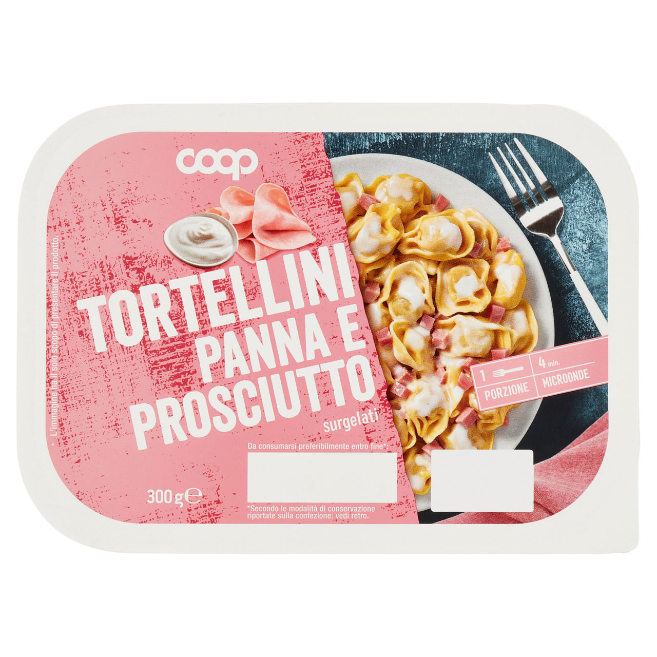 Tortellini panna e prosciutto surgelati 300 gr - Immagine 01