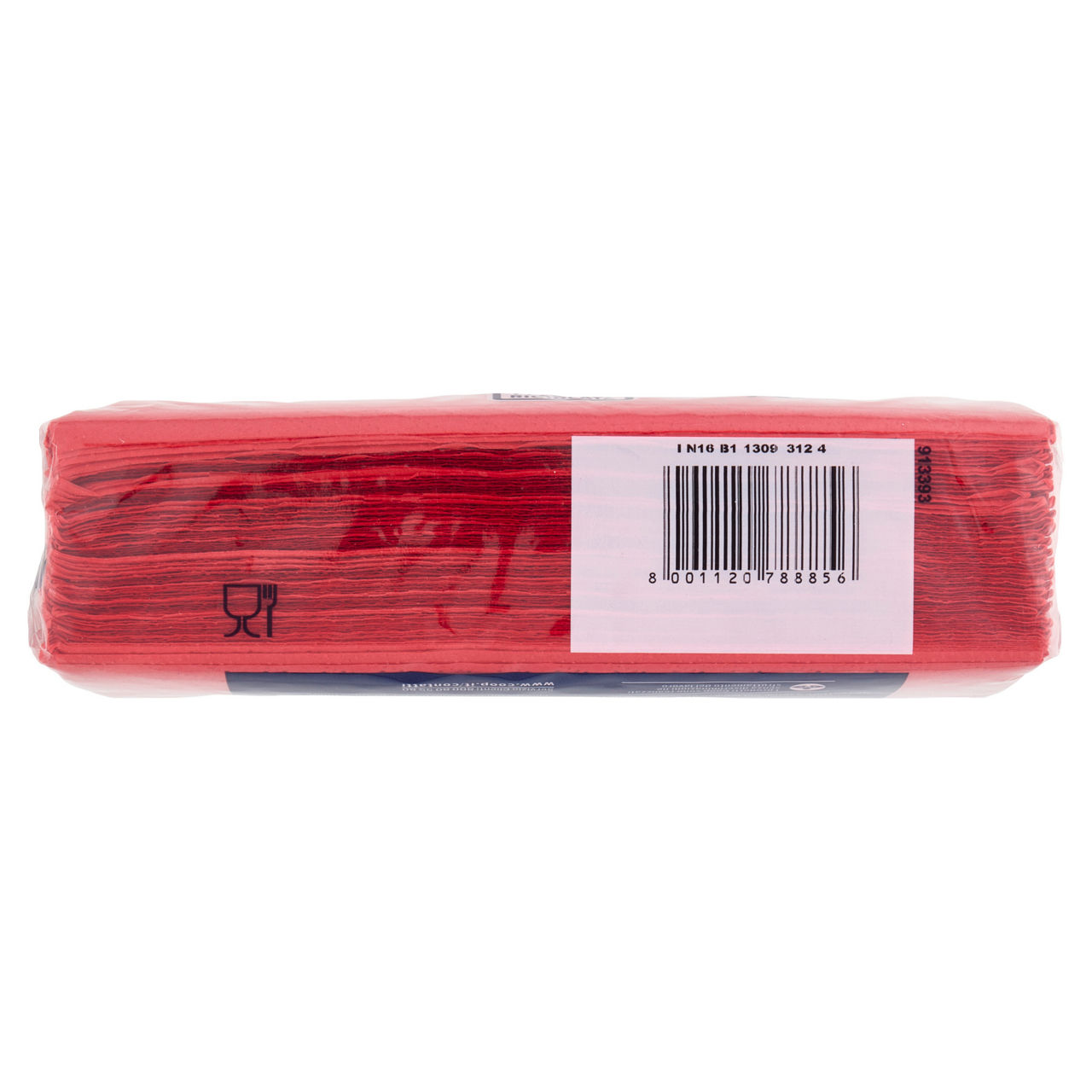 Tovaglioli rossi coop casa 2veli 33x33cm fsc pz 50 - Immagine 21