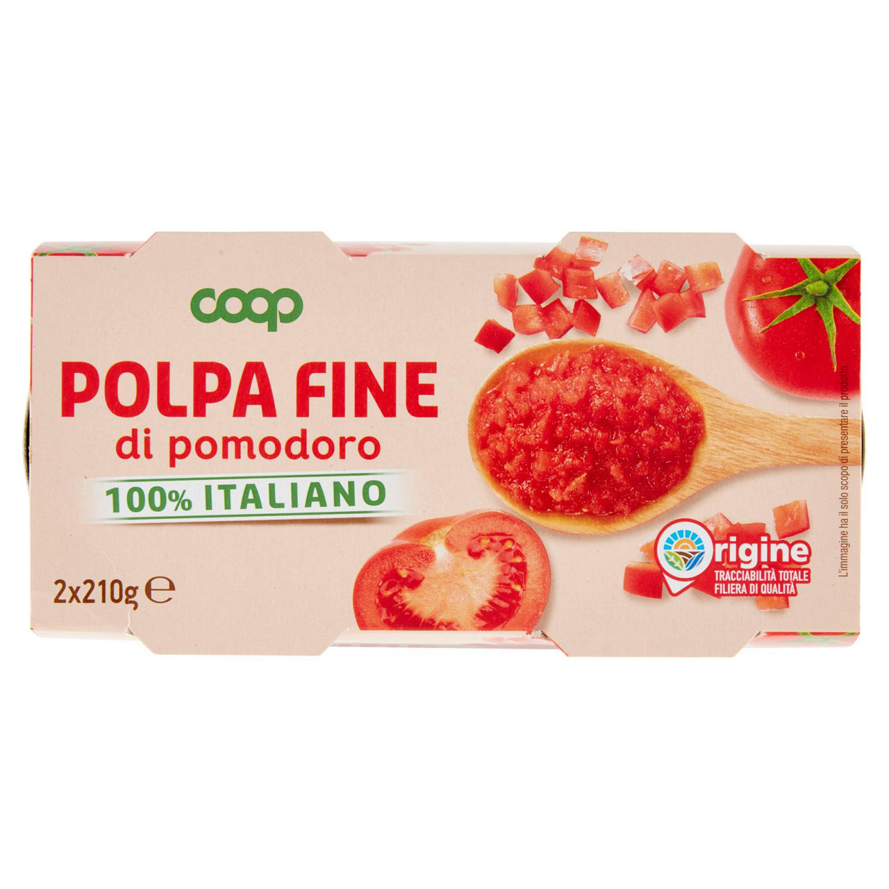 Polpa fine origine coop lattina cluster 2x210 g - Immagine 91