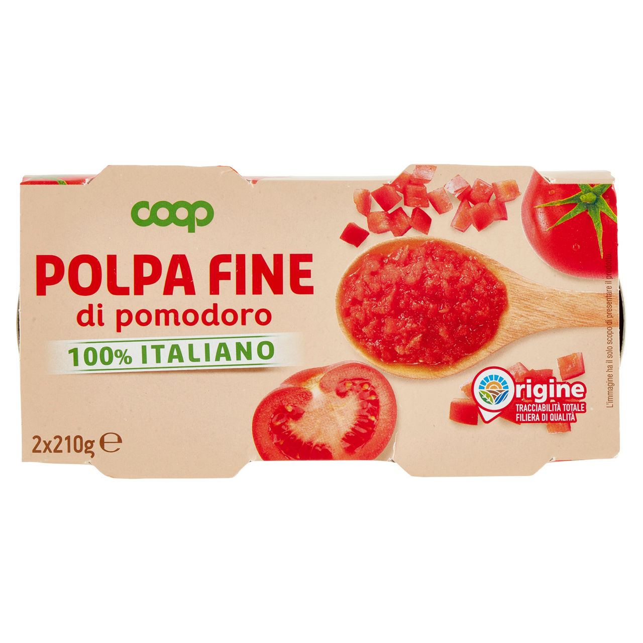 Polpa fine origine coop lattina cluster 2x210 g - Immagine 71