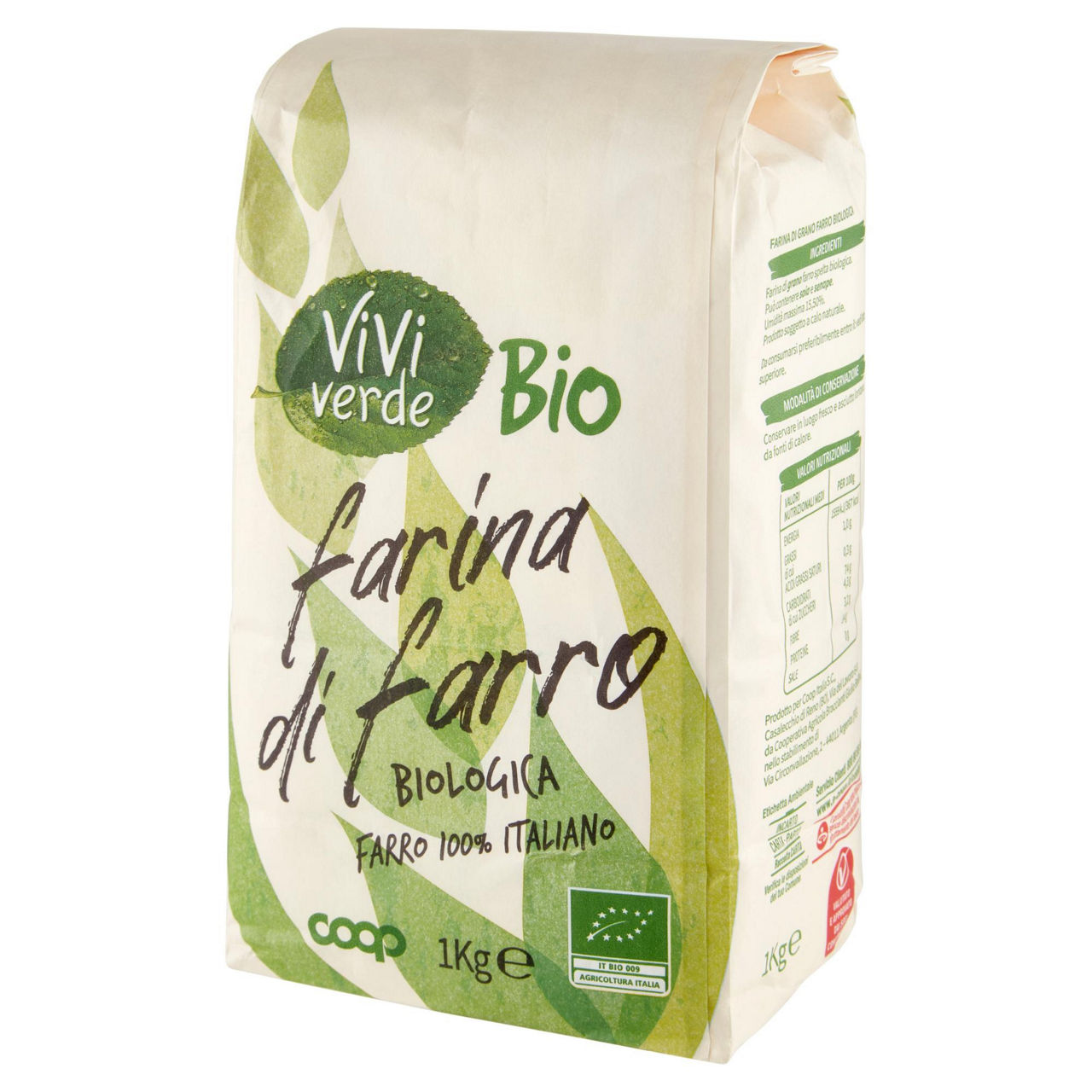 Farina di farro biologica vivi verde 1 kg - Immagine 31