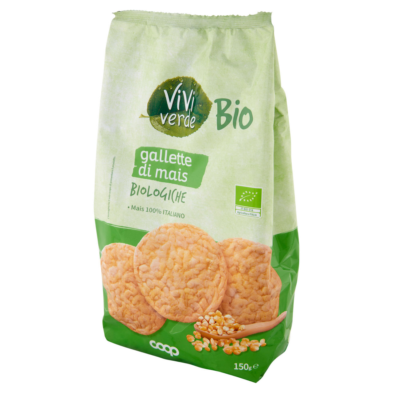 Gallette di mais biologiche vivi verde 150 g - Immagine 91