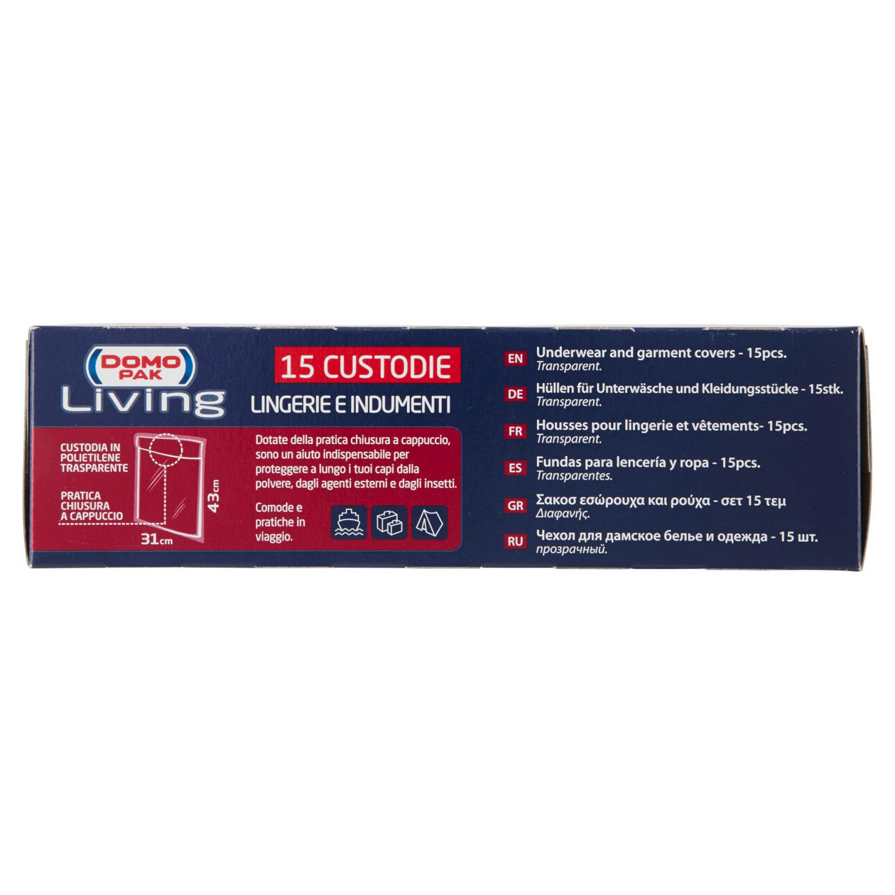 Confezione custodie per lingerie e indumenti 31x43 cm - Immagine 11
