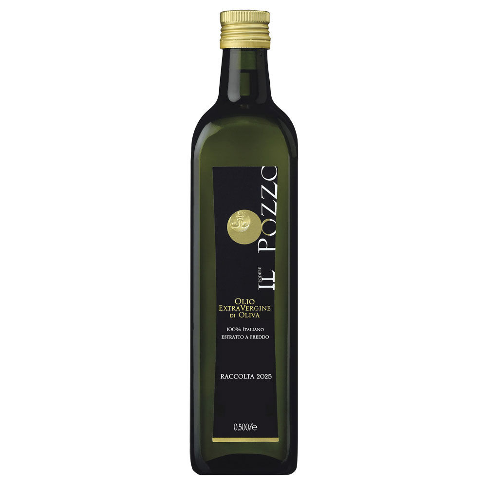 Olio extra vergine di oliva Il Pozzo 100% Italiano nuovo raccolto 500 ml