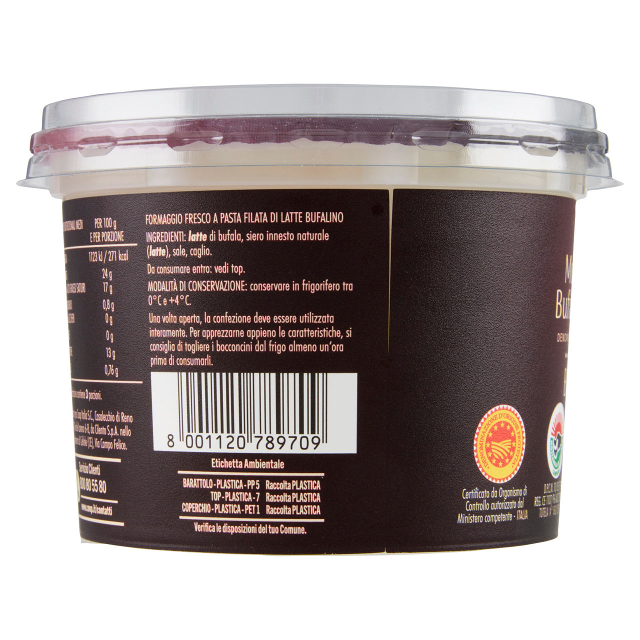 Bocconcini di Mozzarella di Bufala Campana DOP 300 gr - Immagine 21