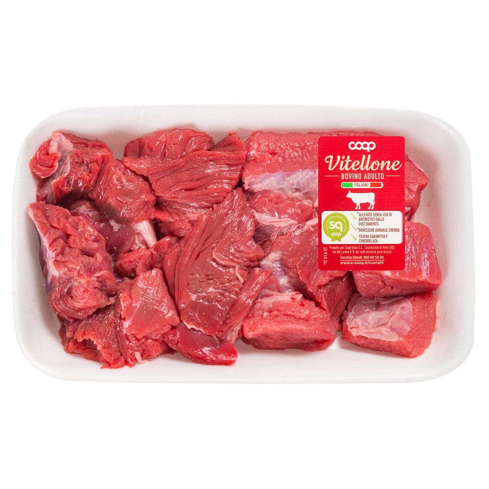 Spezzatino di bovino adulto