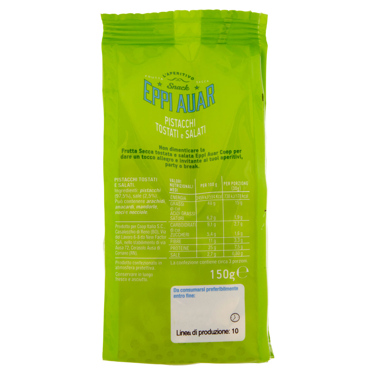Pistacchi tostati e salati 150 gr - Immagine 21
