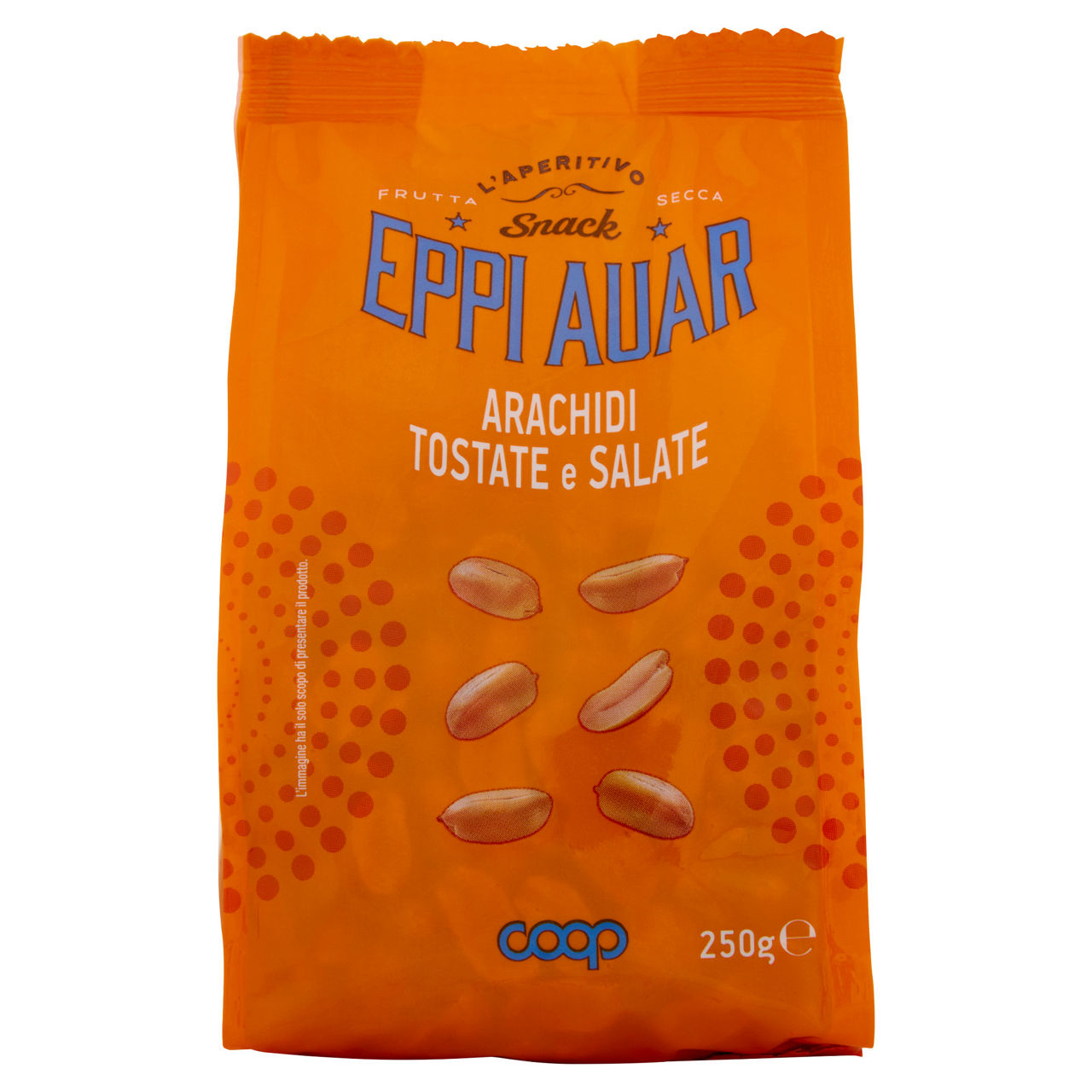 Arachidi tostate e salate 250 gr