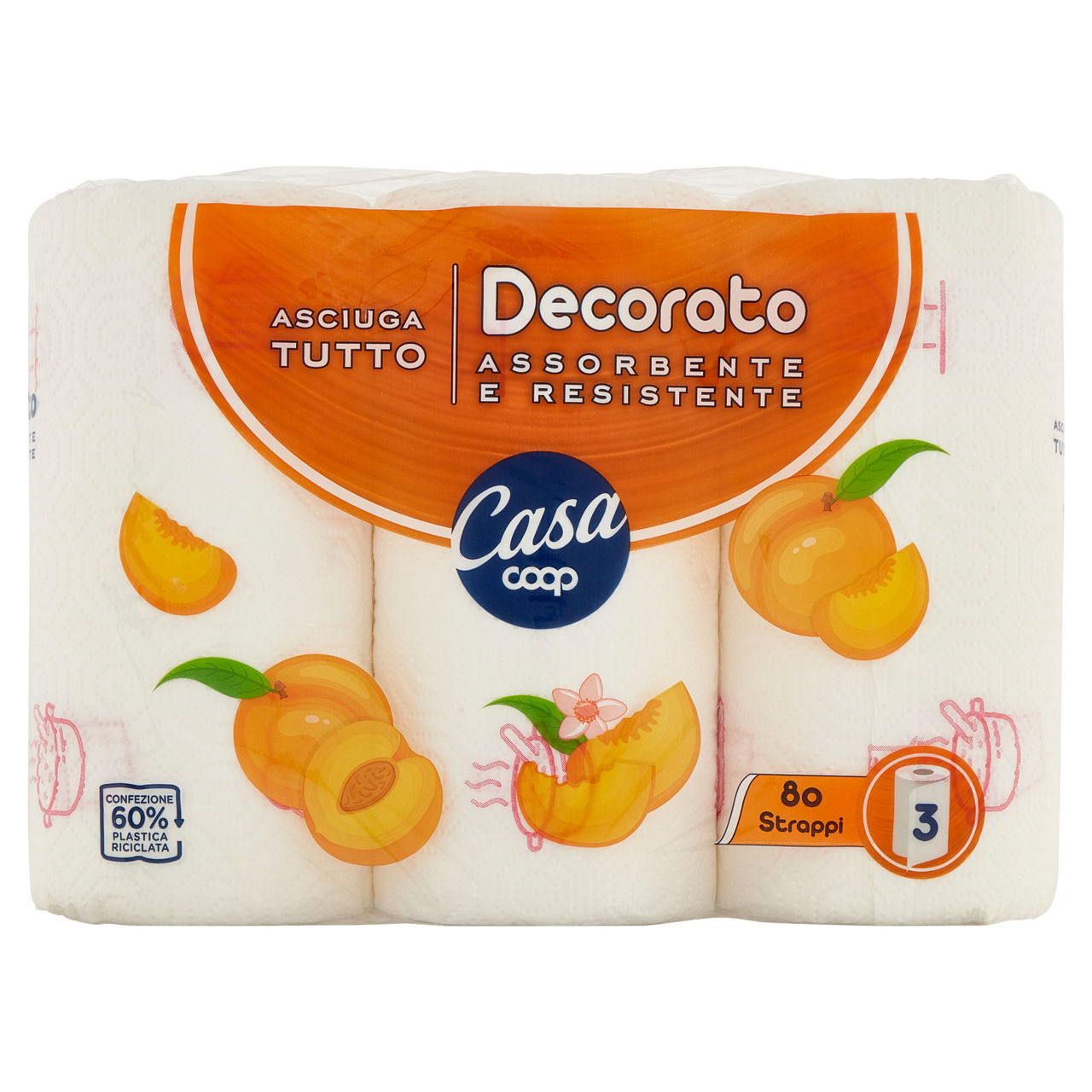 Asciugatutto coop casa decorato fsc 2veli 80strappi pz.3