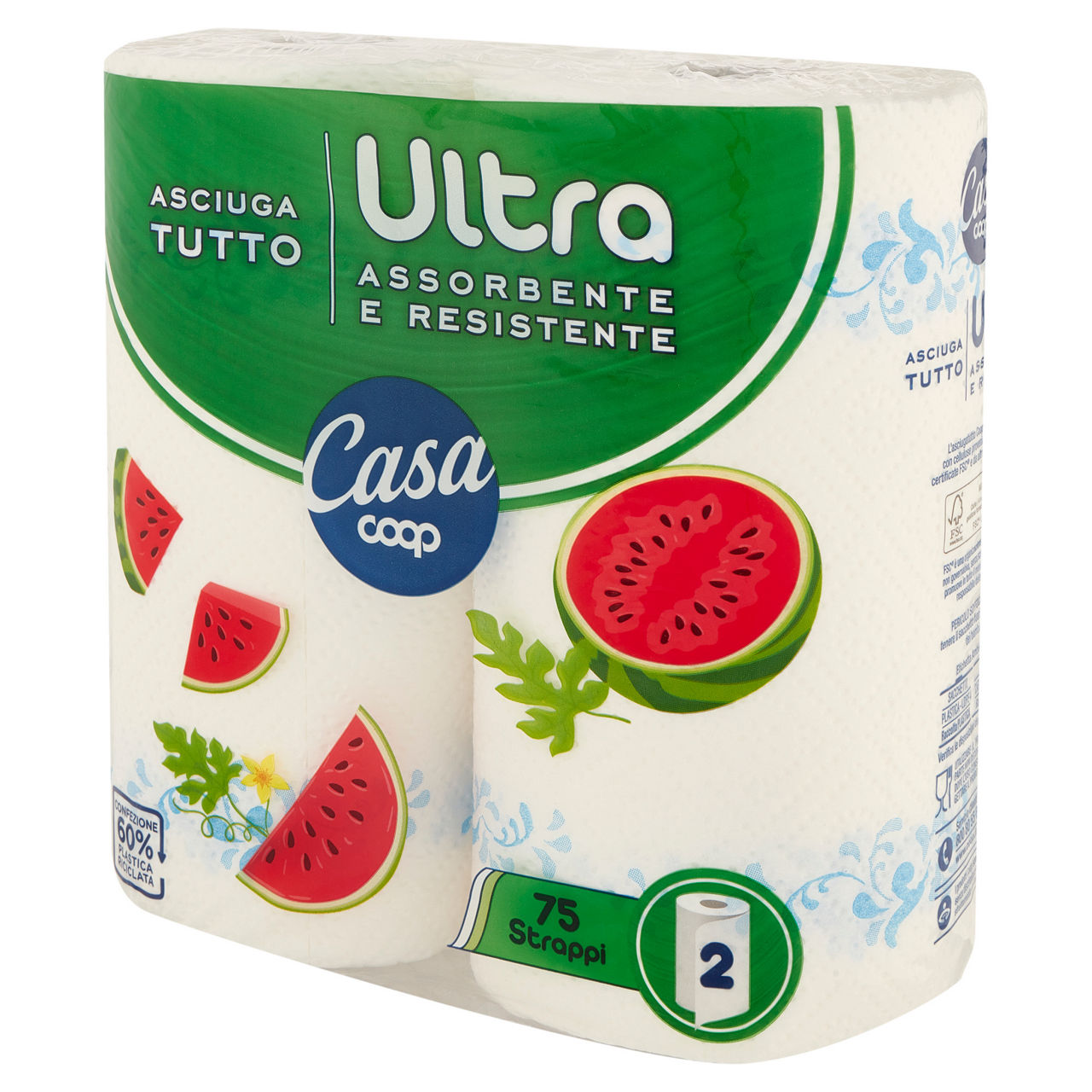 Asciugatutto ultra coop fsc 3 veli decorati 75 strappi 2 rotoli - Immagine 41