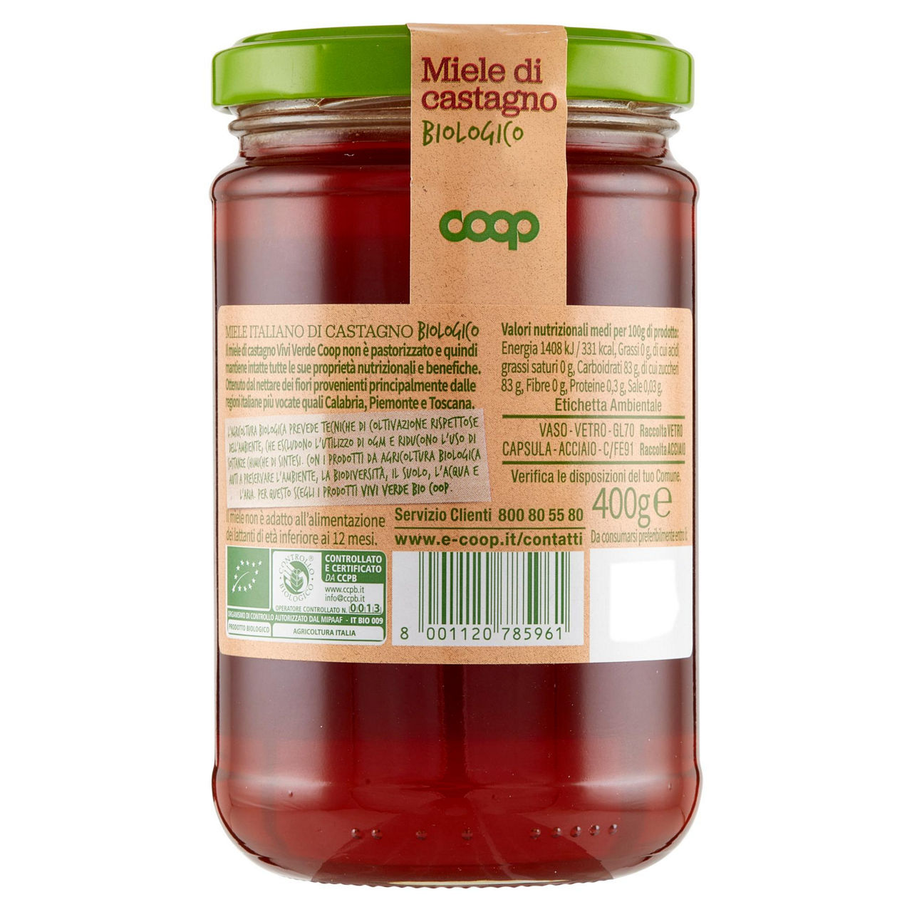Miele di castagno bio 400 gr - Immagine 11