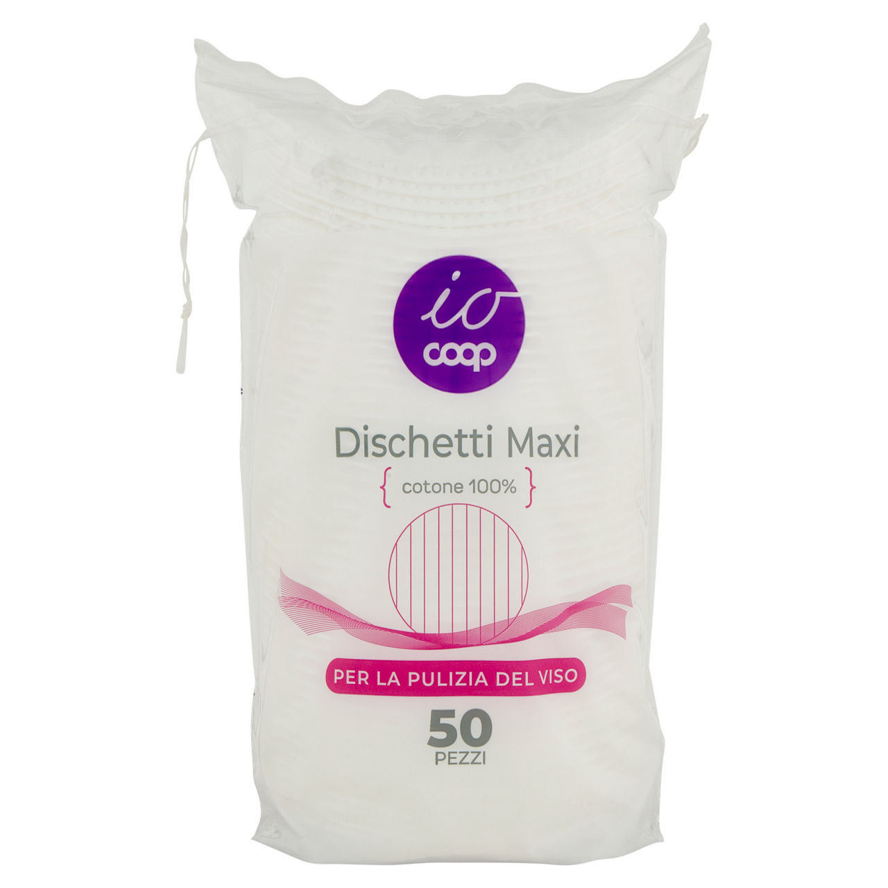 Maxi dischetti levatrucco io coop busta 50pz