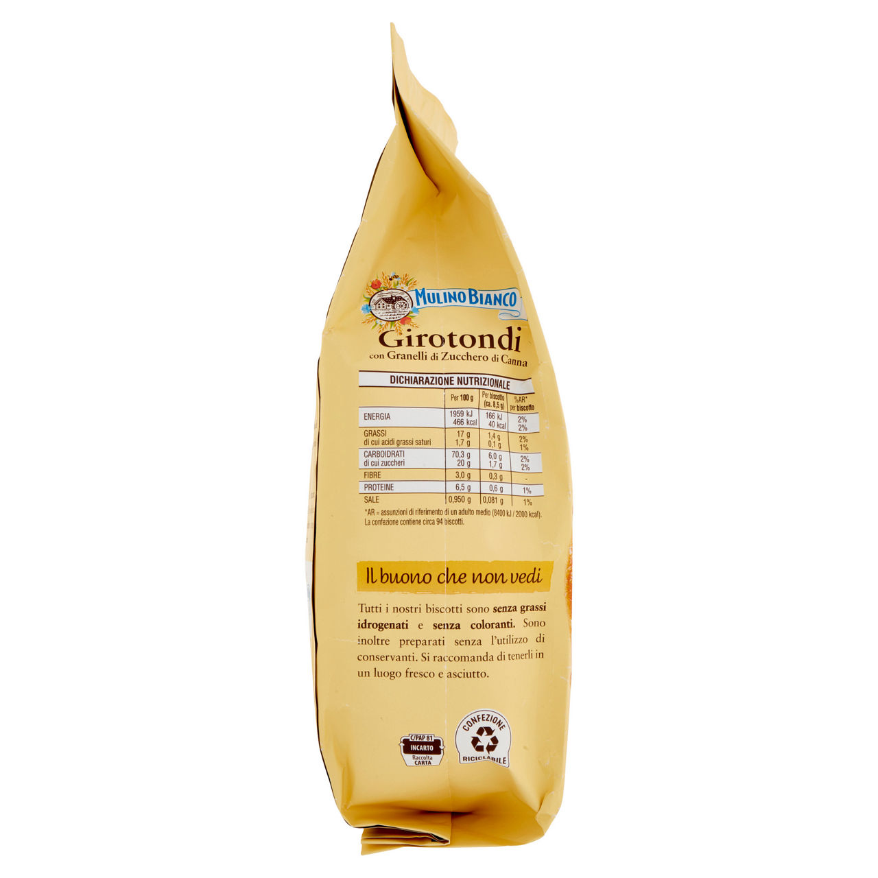 Biscotti Girotondi con granelli di zucchero di canna 800 gr - Immagine 41