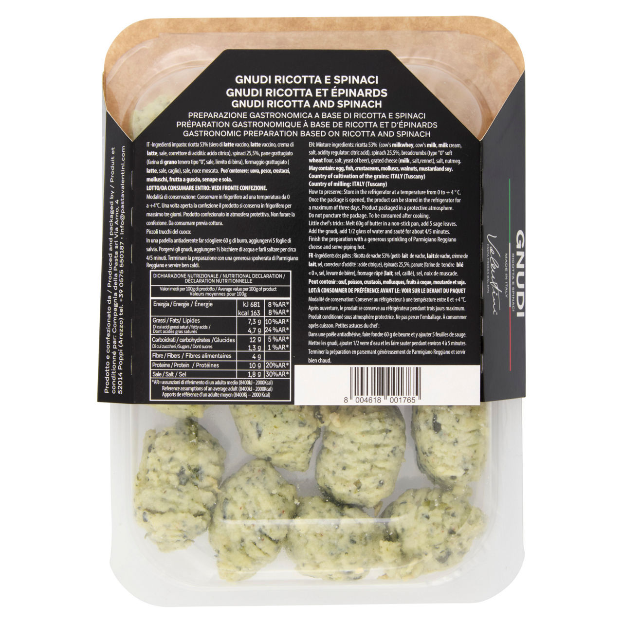Gnudi ricotta e spinaci con Parmigiano Reggiano 250 gr - Immagine 11