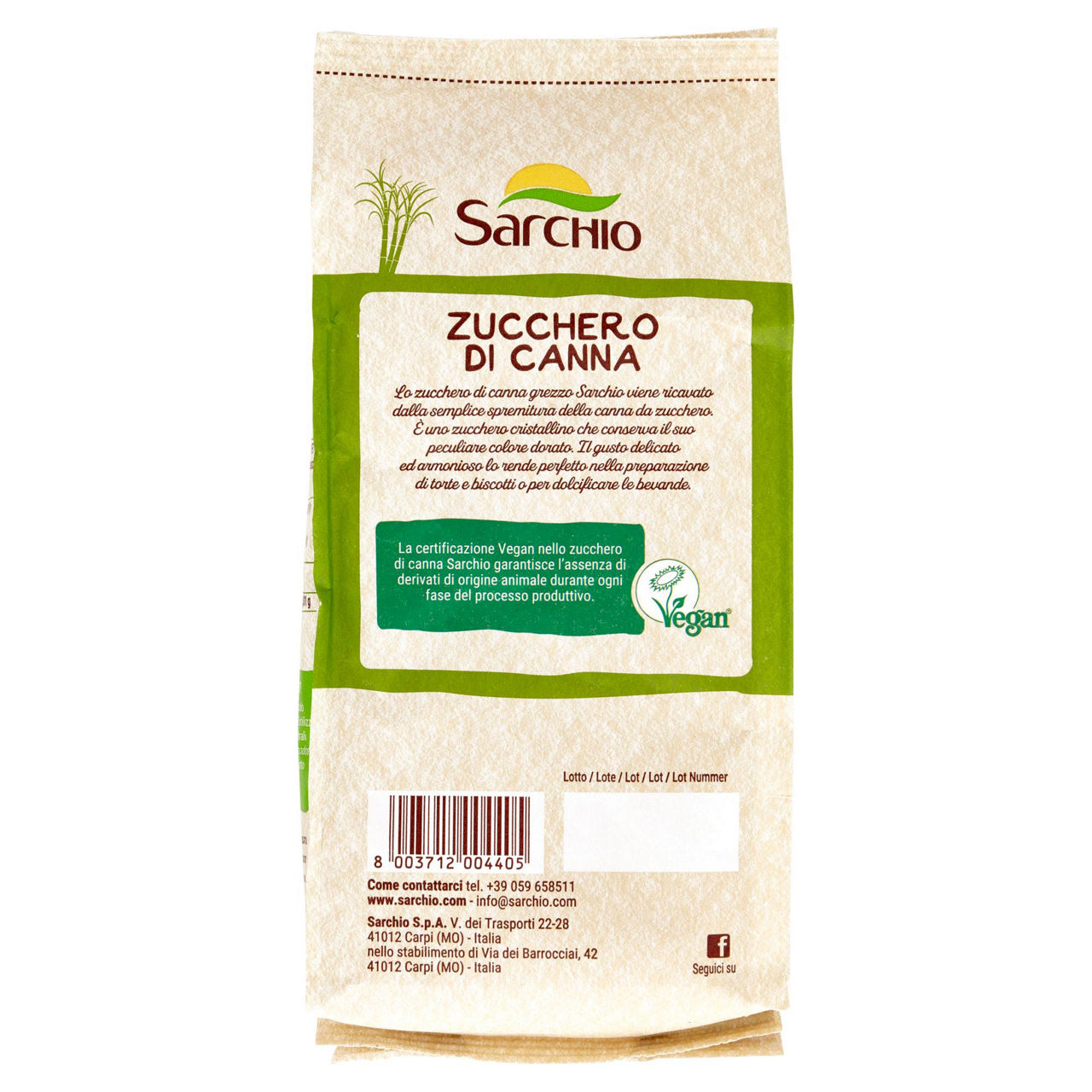 Zucchero di canna bio sarchio gr 500 - Immagine 41