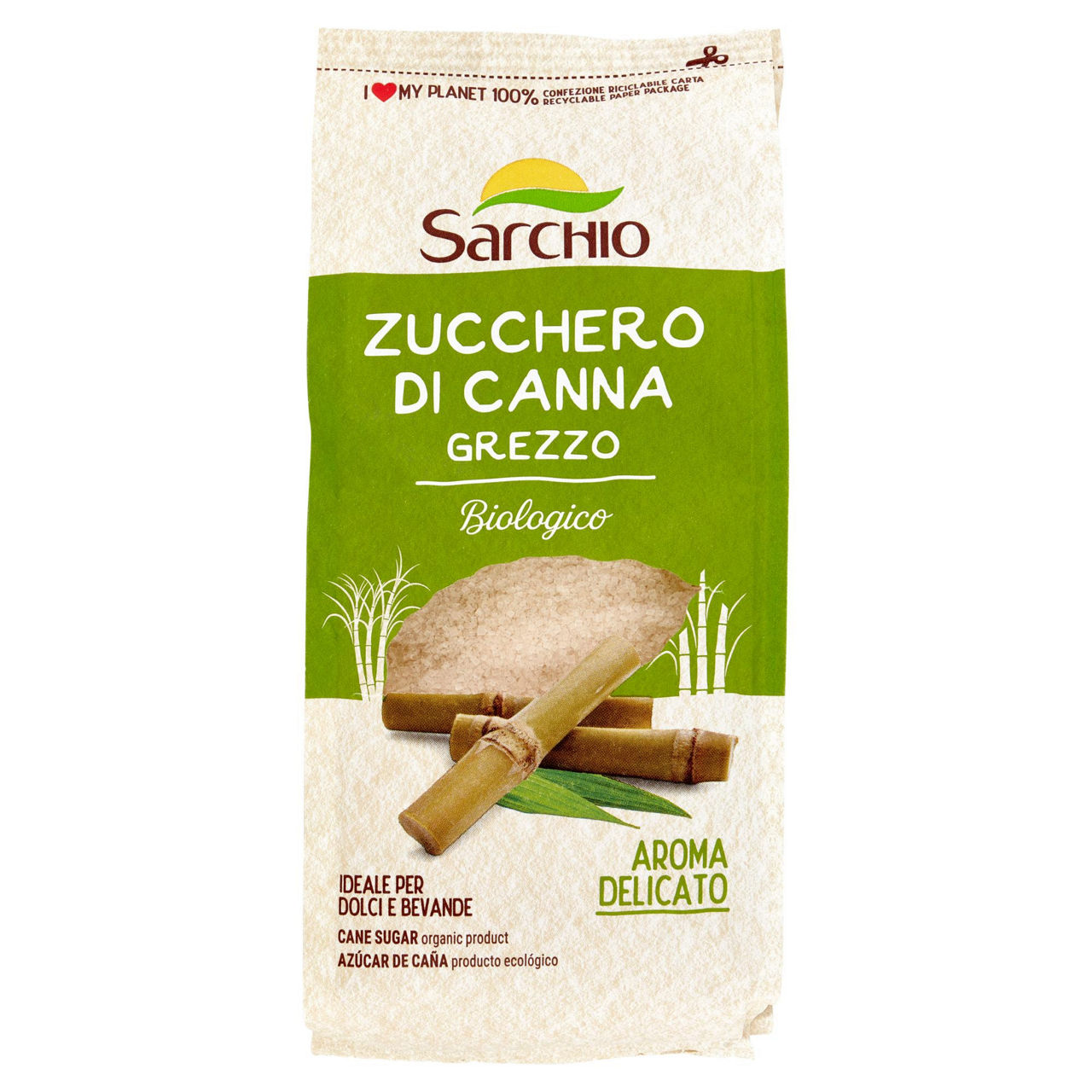Zucchero di canna bio sarchio gr 500