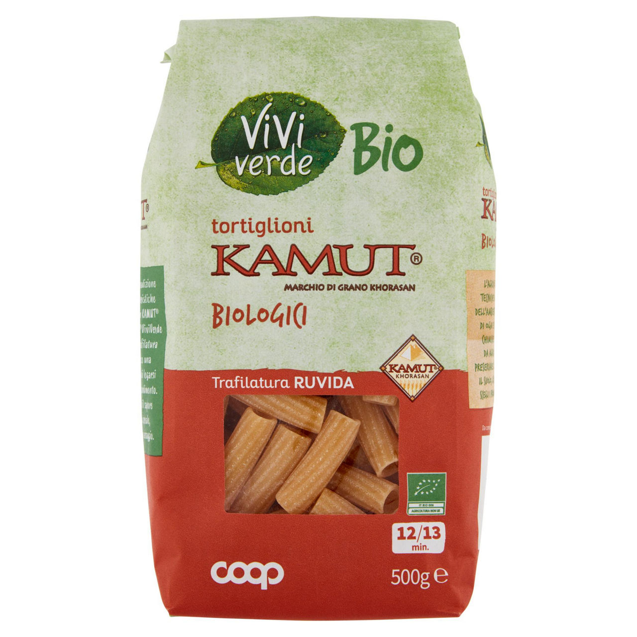 Tortiglioni pasta di grano Khorasan Kamut 500 gr - Immagine 01
