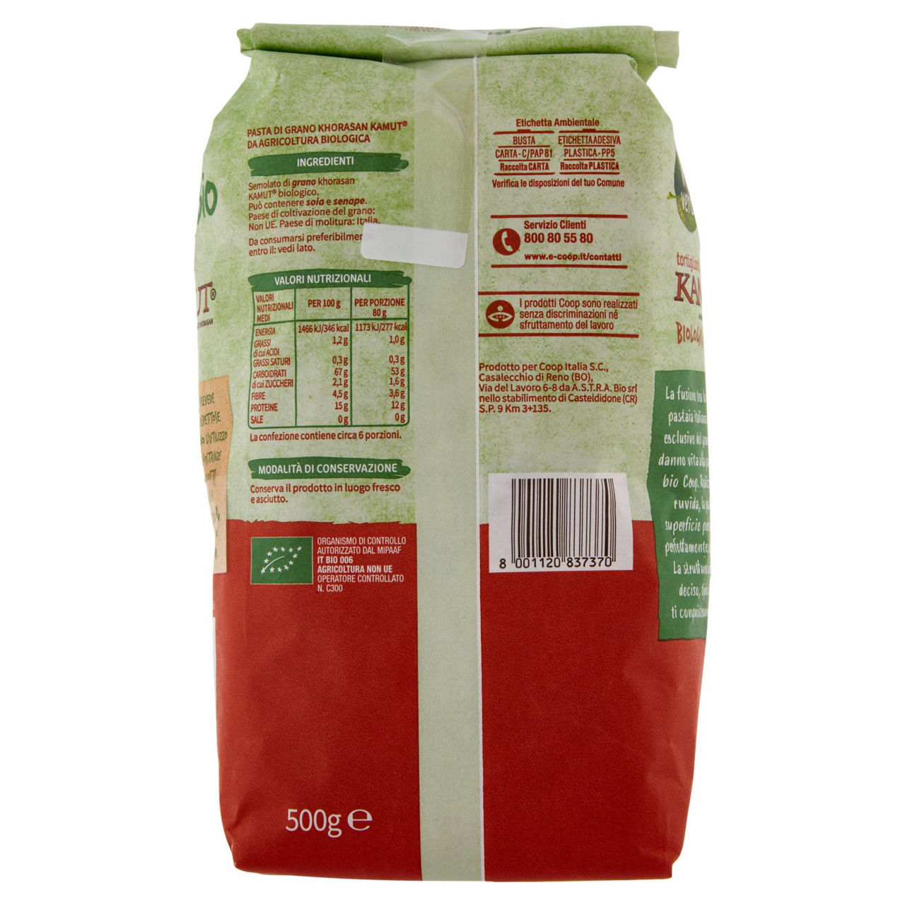 Tortiglioni pasta di grano Khorasan Kamut 500 gr - Immagine 21