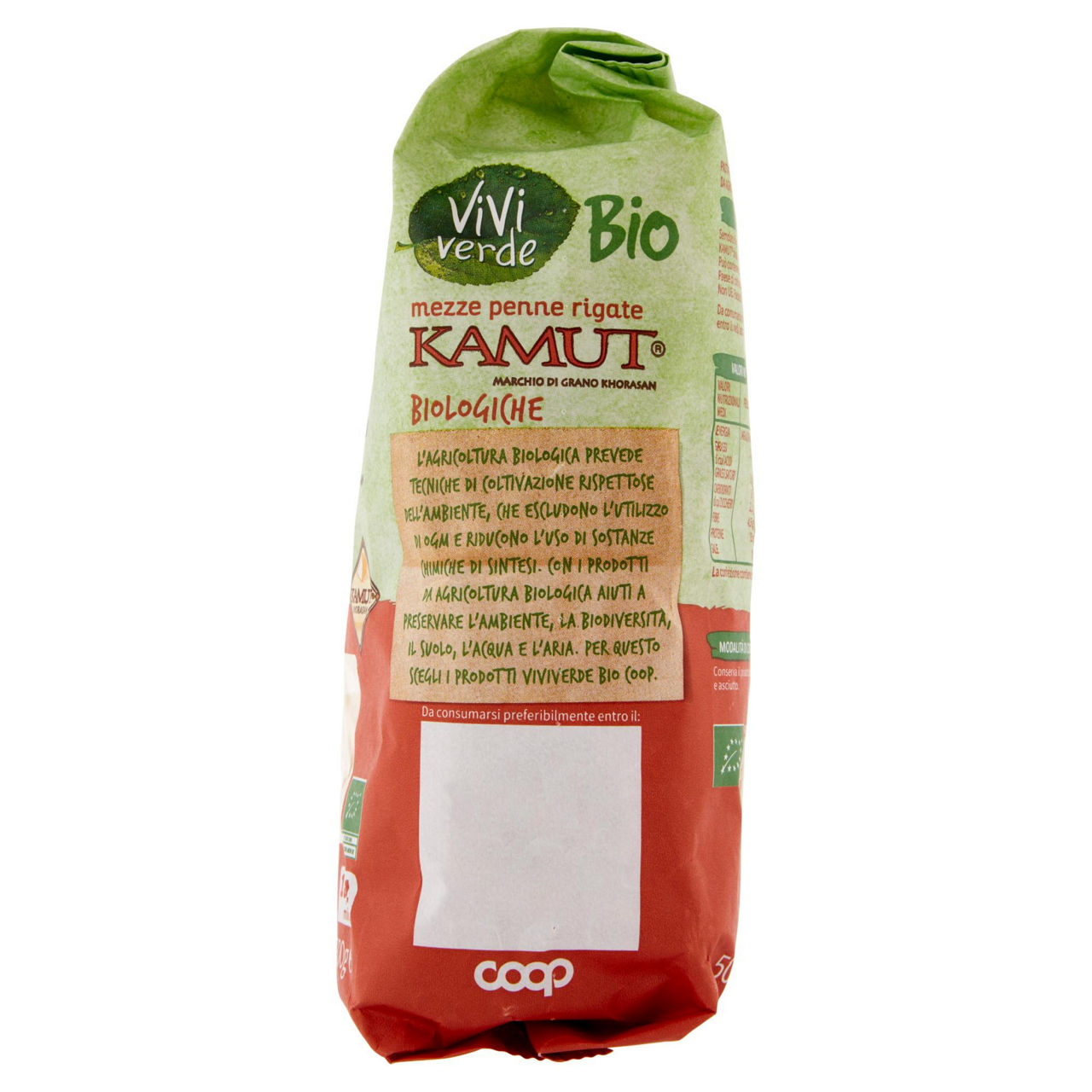 Mezze penne kamut biologiche vivi verde 500 g - Immagine 21