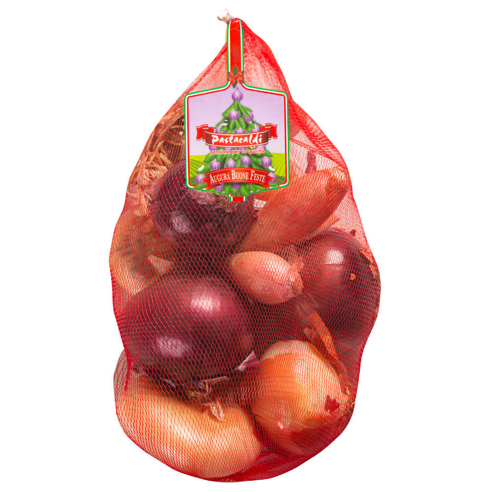 Cipolle di Cannara intrecciate miste - Immagine 01