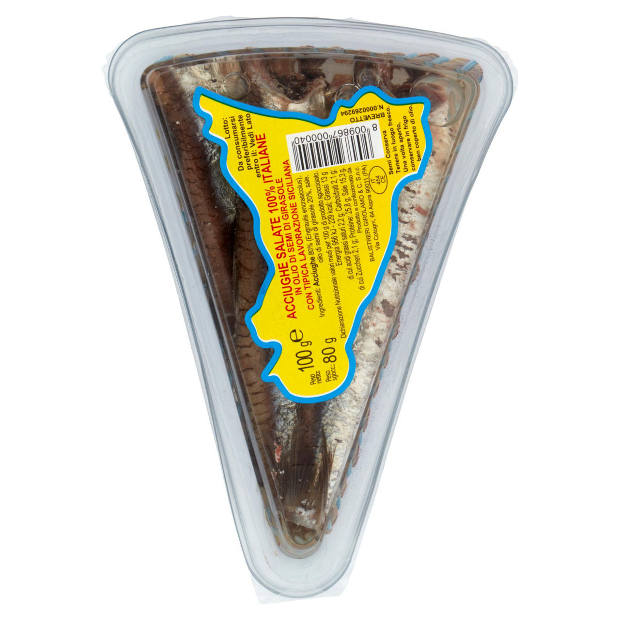 Acciughe salate in olio di semi di girasole 80 gr - Immagine 31