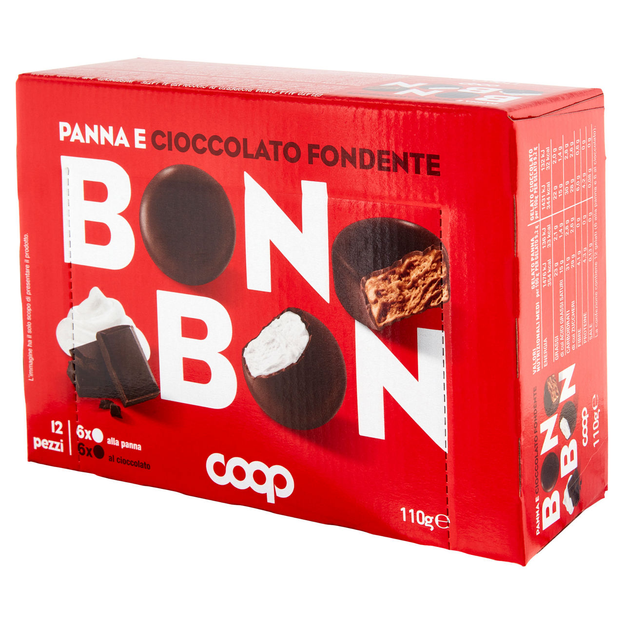 Gelato bon bon panna e cioccolato 12 pz 110 gr - Immagine 31