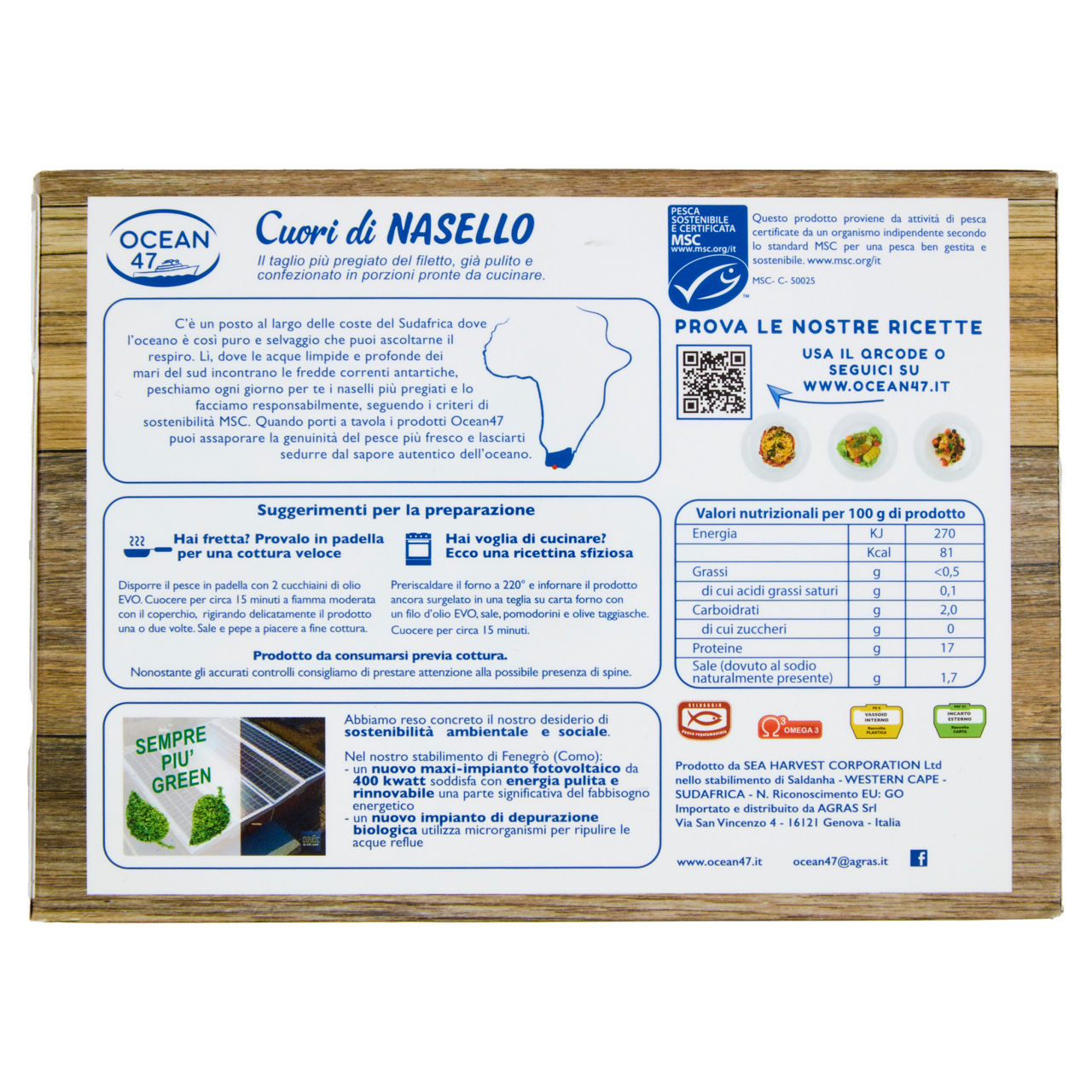 Cuori di nasello Sudafricano surgelati 300 gr - Immagine 21