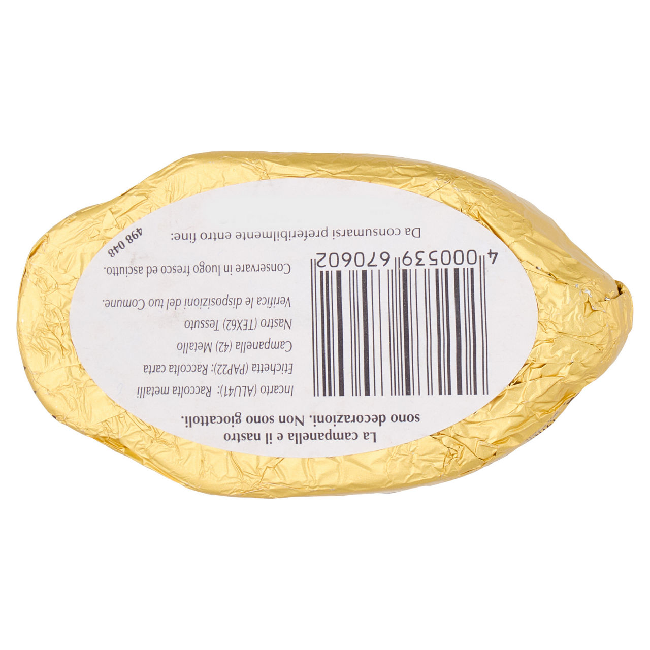 Coniglietto pasquale al cioccolato fondente 100 gr - Immagine 11