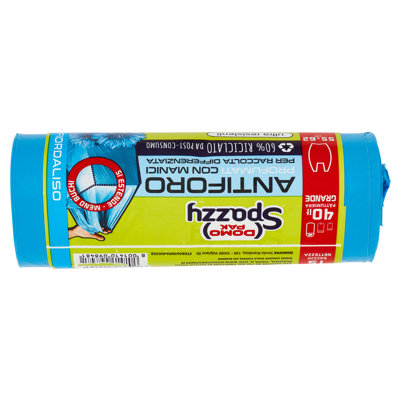 Sacchi nettezza antiforo profumati con manici 40 lt  15 pz - Immagine 31