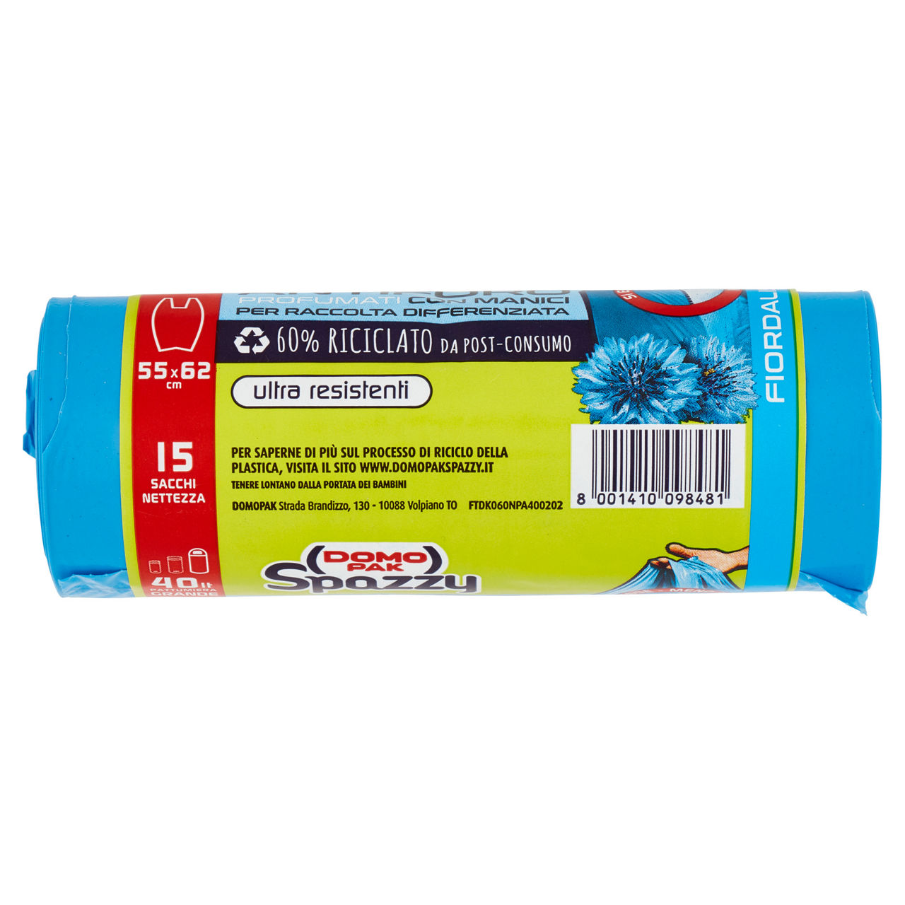 Sacchi nettezza antiforo profumati con manici 40 lt  15 pz - Immagine 51