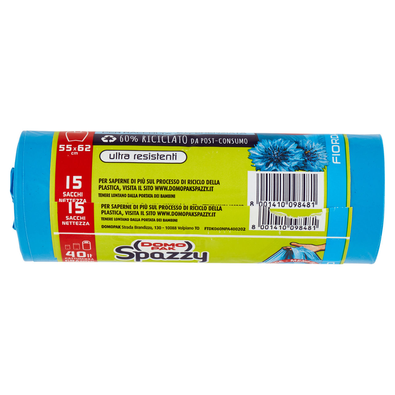Sacchi nettezza antiforo profumati con manici 40 lt  15 pz - Immagine 11